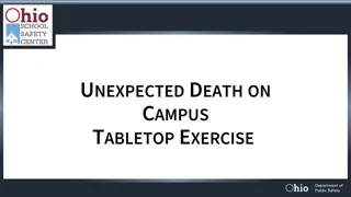 Campus Tabletop Exercise: Emergency Management Drill