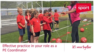 Effective practice in your role as a PE Coordinator
