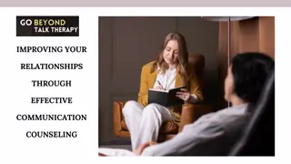 Improve Your Relationships with Communication Counseling