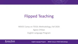 Flipped Teaching in TESOL Methodology