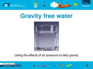 Gravity free water