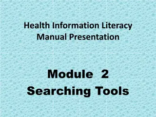 Searching Tools for Health Professionals
