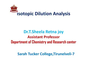 Isotopic Dilution Analysis