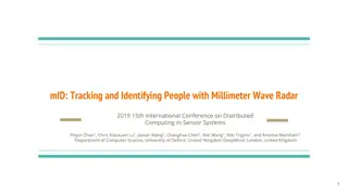 Tracking and Identifying People with Millimeter Wave Radar