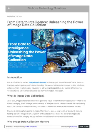 From Data to Intelligence: Unleashing the Power of Image Data Collection