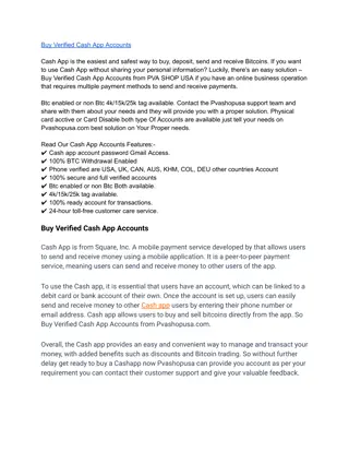 Buy Verified Cash App Accounts