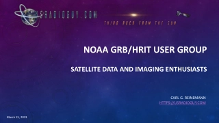 Resources for Satellite Data and Imaging Enthusiasts