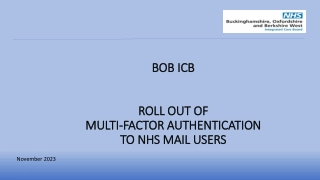 Enhancing Security with Multi-Factor Authentication for NHS Mail Users