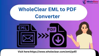 Simplify EML switch to PDF Without Troubles