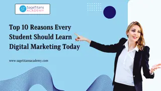 Top 10 Reasons Every Student Should Learn Digital Marketing Today