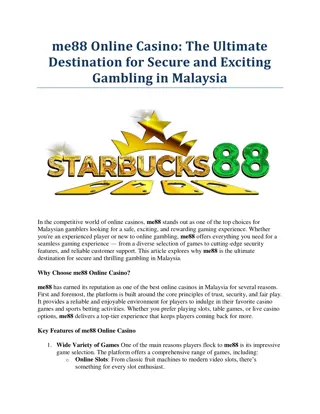 me88 Online Casino: The Ultimate Destination for Secure and Exciting Gambling in