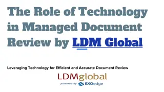 The Role of Technology in Managed Document Review by LDM Global