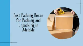 Best Packing Boxes for Packing and Unpacking in Adelaide