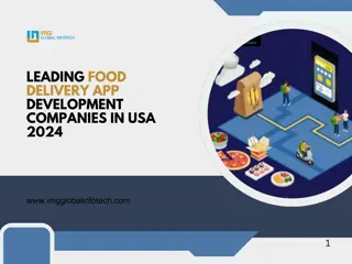 Leading Food Delivery App Development Companies In USA