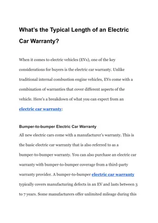 What’s the Typical Length of an Electric Car Warranty_