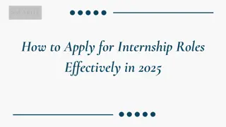 How to Apply for Internship Roles Effectively-in-2025