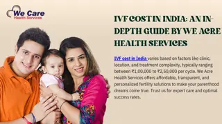 IVF Cost in India | We Care Health Services