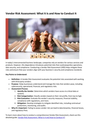 Vendor Risk Assessment