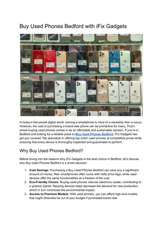 Buy Used Phones Bedford with iFix Gadgets