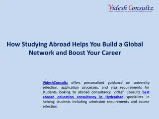 How Studying Abroad Helps You Build a Global Network and Boost Your Career