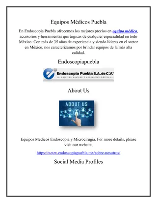 Equipos Médicos Puebla