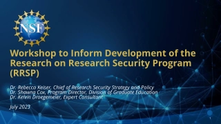 Addressing Contemporary Challenges in Research Security Program Development