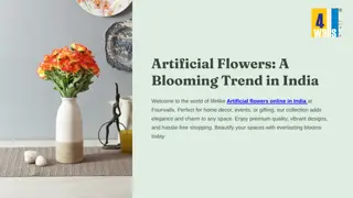 Buy Stunning Artificial Flowers Online in India for Every Occasion