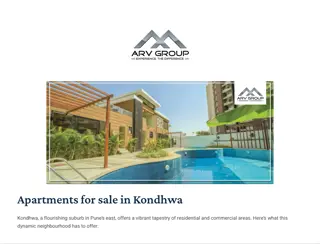 Find Modern Apartments for Sale in Kondhwa with ARV New Town, South Pune
