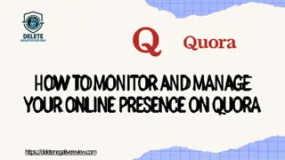 Delete Negative Review - How to Monitor and Manage Your Online Presence on Quora