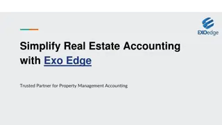 Simplify Real Estate Accounting with Exo Edge
