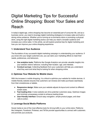 Digital Marketing Tips for Successful Online Shopping_ Boost Your Sales and Reach