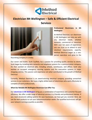 Electrician Mt Wellington – Safe & Efficient Electrical Services
