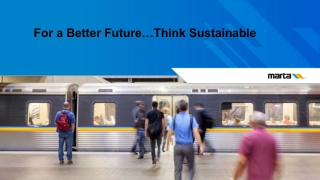 For a Better Future… Think Sustainable