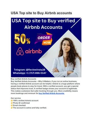 USA Top site to Buy Airbnb accounts  uk usa