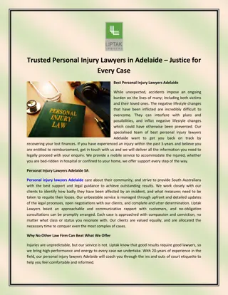 Trusted Personal Injury Lawyers in Adelaide – Justice for Every Case