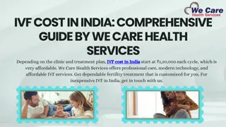 IVF Cost In India | We Care Health Services