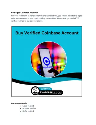 Buy Aged Coinbase Accounts