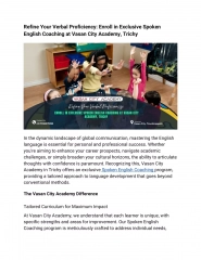 Refine Your Verbal Proficiency_ Enroll in Exclusive Spoken English Coaching at Vasan City Academy, Trichy