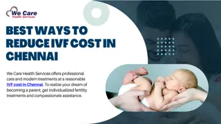 IVF Cost in Chennai | We Care Health Services