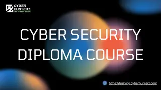 Comprehensive Cyber Security Diploma Course – Kickstart Your Career