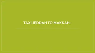 taxi jeddah to makkah