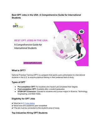 Best OPT Jobs in the USA_ A Comprehensive Guide for International Students