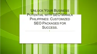 Unlock Your Business Potential with SEO Manila Philippines Customized SEO Packages for Success.