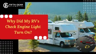 Why Did My RV's Check Engine Light Turn On