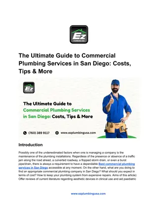 The Ultimate Guide to Commercial Plumbing Services in San Diego_ Costs, Tips & More