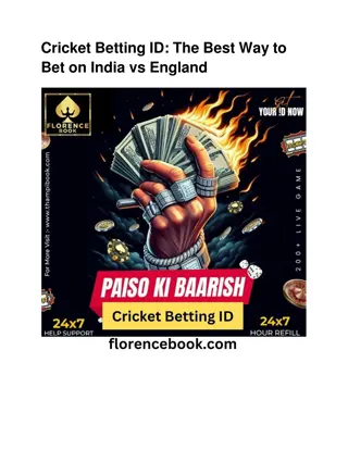 Cricket Betting ID_ The Best Way to Bet on India vs England