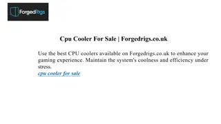 Cpu Cooler For Sale | Forgedrigs.co.uk