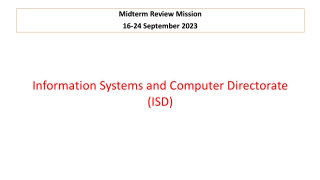 Information Systems and Computer Directorate (ISD)