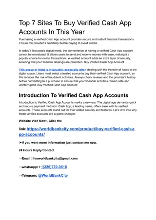 Top 7 Sites To Buy Verified Cash App Accounts In This Year