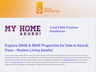 Explore 2BHK & 3BHK Properties for Sale in Akurdi, Pune – Modern Living Awaits